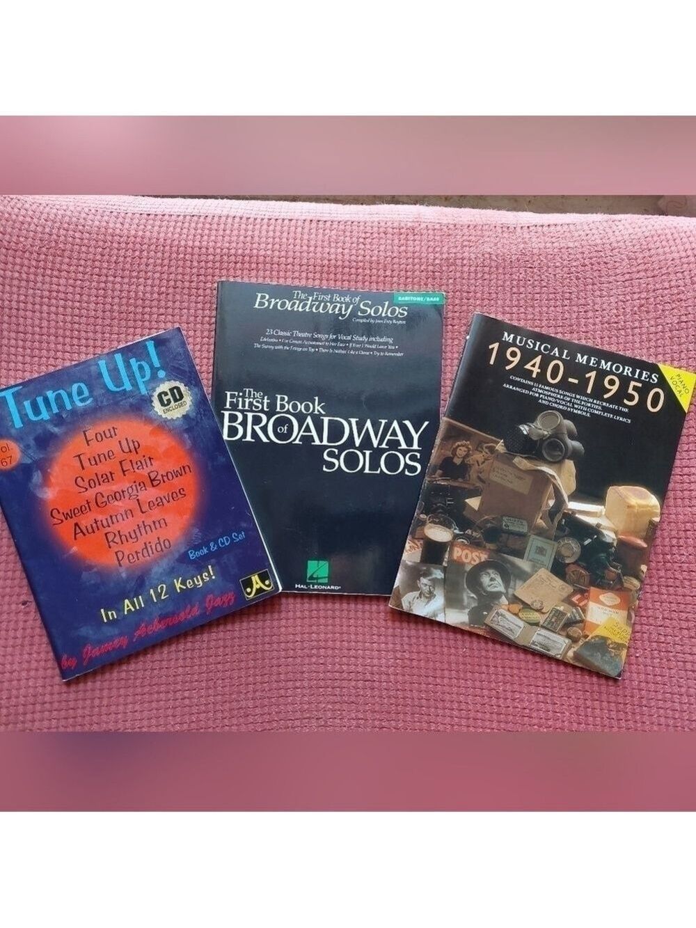 Vintage 3 Music Playbooks. Jazz, Broadway and 40s/50s  (Softcover)